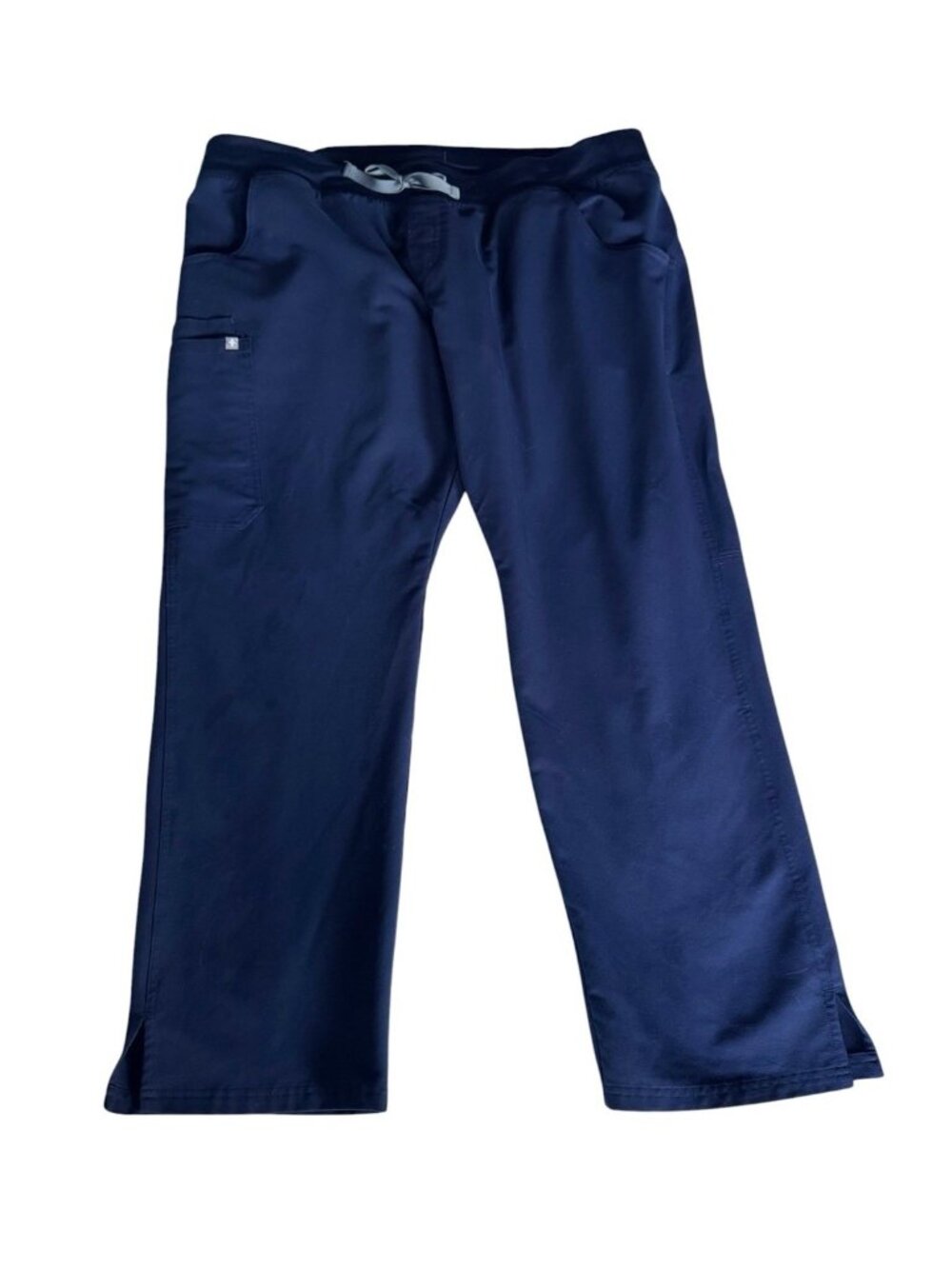 Figs Women's Sz XXL Kade Navy  Blue High-Rise Straight-Leg Scrub Pants